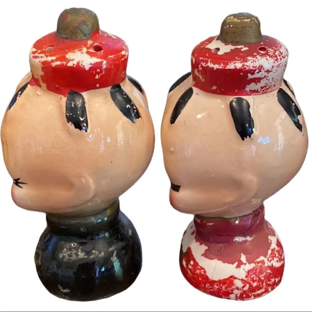 Lot of 3 Sets Vintage Asian Salt and Pepper Shakers